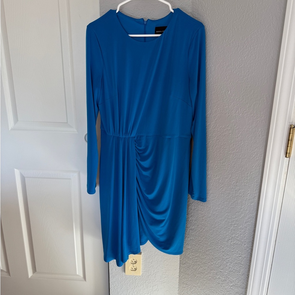 Blue Donna Morgan Dress